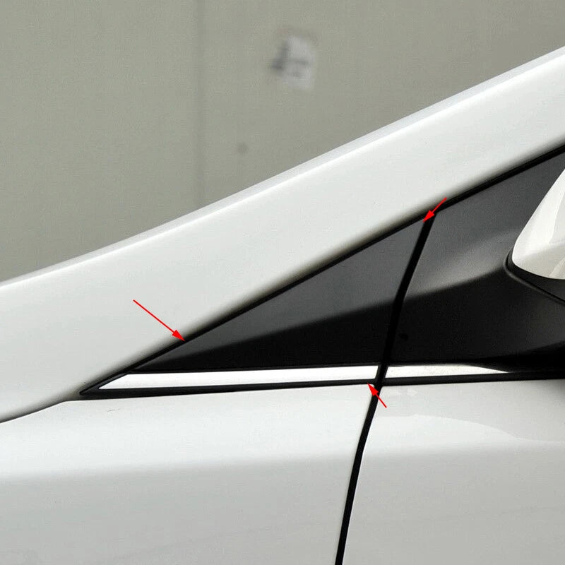 Fender Corner Trim Molding  Silver Strip for Hyundai Elantra (2014-2016)