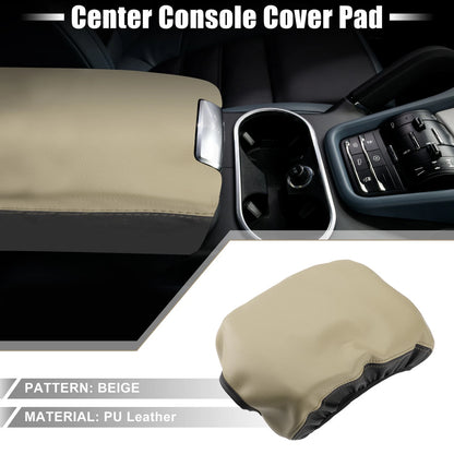 Car Center Console Armrest Cover for Ford F150 2009-2014 Black Beige