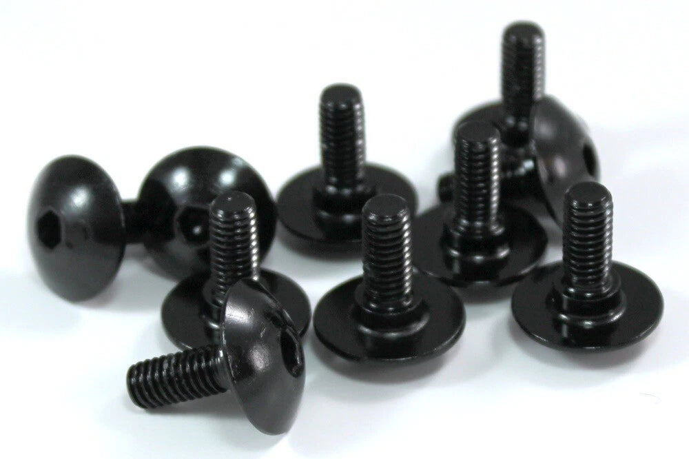 10x Boulon m6 x 16mm + 3mm Épaule Tête de fourche vis for Moto