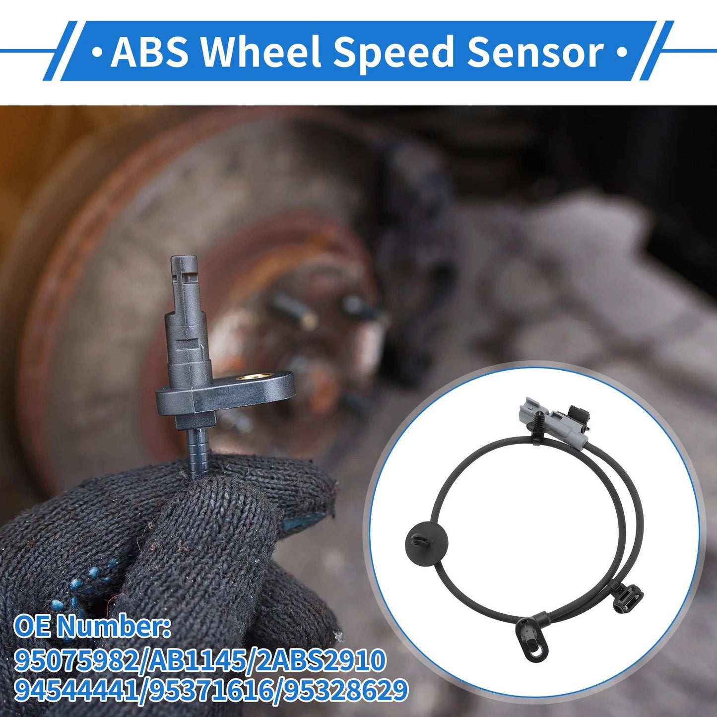 ABS Wheel Speed Sensor / 2 x / for Buick Encore (2013–2019)