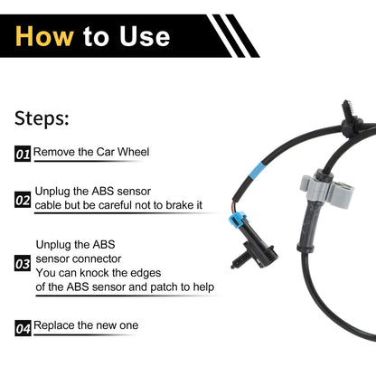 ABS Wheel Speed Sensor for GMC Sierra 1500