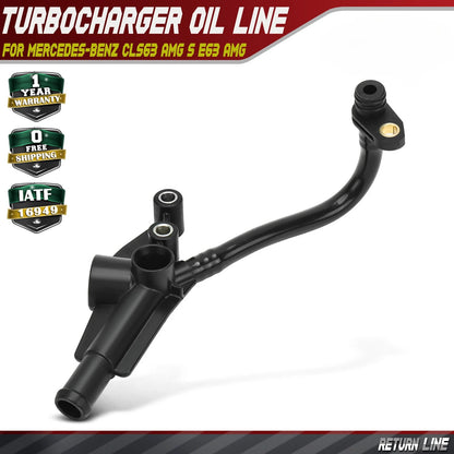 Turbocharger Coolant Pipe for Mercedes C216 W212 W166 R231 (2014–2015)