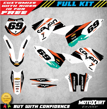 Custom Decals for KTM SMR 2008-2010 Full Sticker Kit