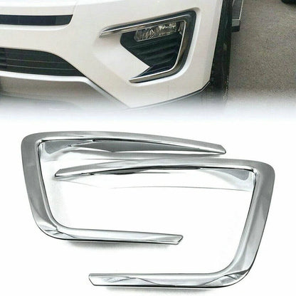 Chrome Front Fog Light Lamp Covers for Ford Expedition (2018-2021)