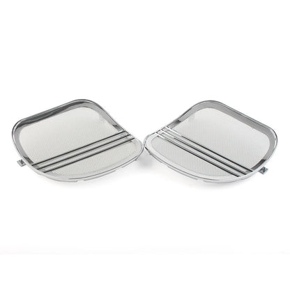 Chrome Speaker Grills Cover Trim for Harley Road Glide (2015-2022)