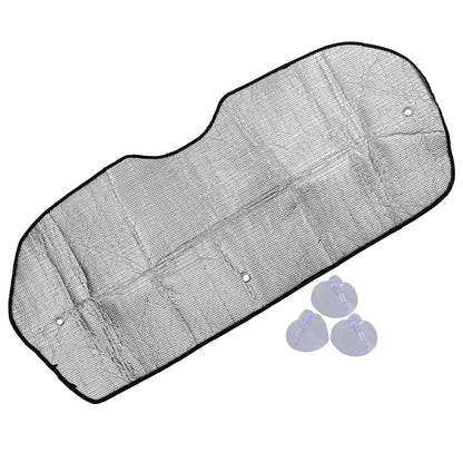 Silver Black Rear Windshield Sunshade for Subaru Forester (2015)