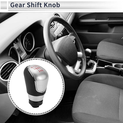 6 Speed Shift Knob for Ford Focus MK2 (2005-2011) - Plastic Stick Shifter Knob