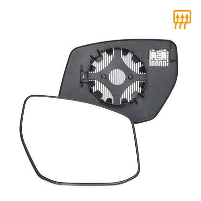 Right Side Heated Mirror Glass w/ Backing Plate for Nissan Sentra, Altima