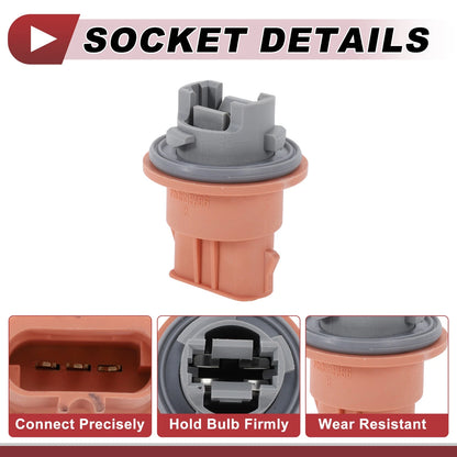 2 Pcs Tail Light Socket for Ford Escape 2001-2004