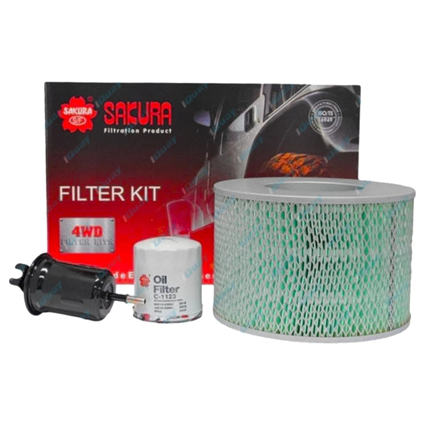 Oil Air Fuel Filter Kit for Landcruiser FZJ78 FZJ79 4.5L 1FZ-FE Petrol (1999-2007)