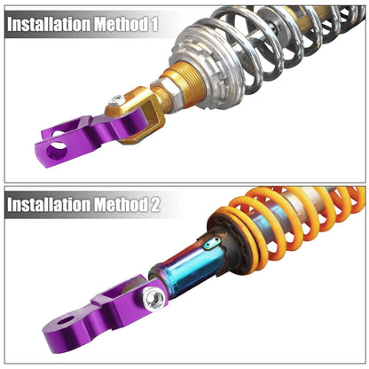 Pair 5cm Universal Motorcycle Rear Shock Absorber Riser Height Extension Purple