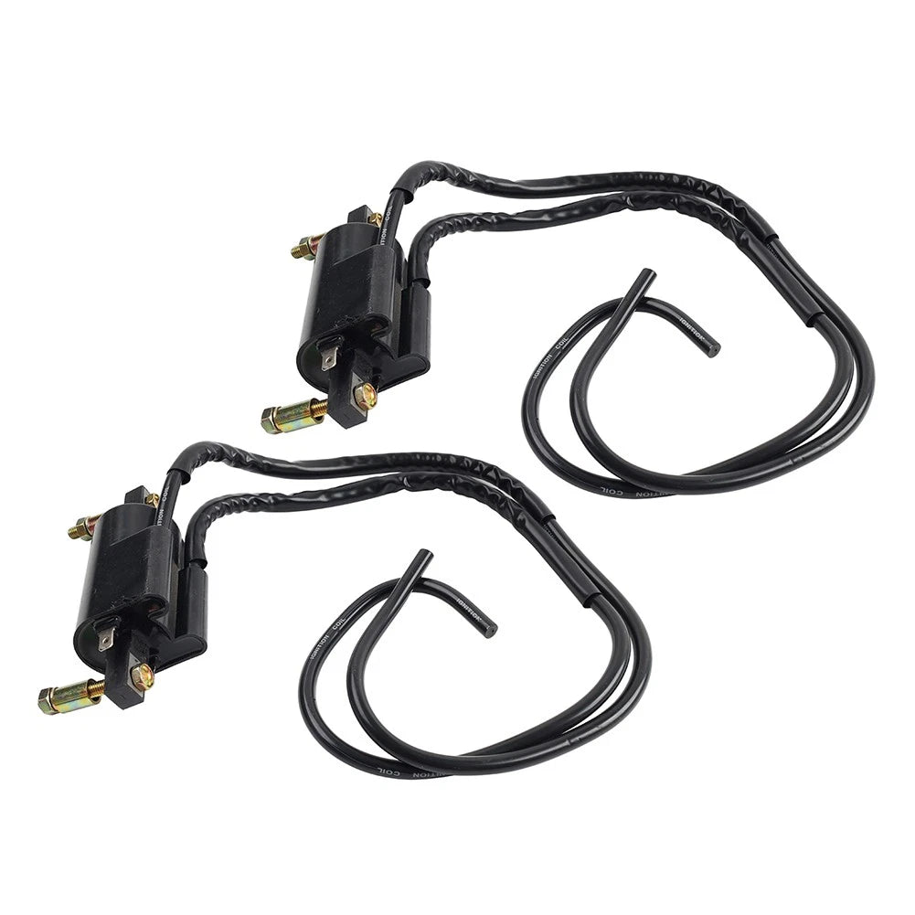 Ignition Coils Set with Wire for Honda CB550SC CB650 CB700SC CB1000F CB1100F (1979-1983)