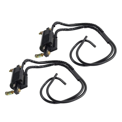 Ignition Coils Set with Wire for Honda CB550SC CB650 CB700SC CB1000F CB1100F (1979-1983)