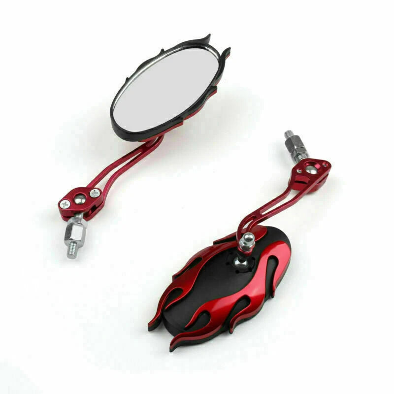 8mm/10mm Universal Rearview Mirror for Motorcycle (Rd F2)