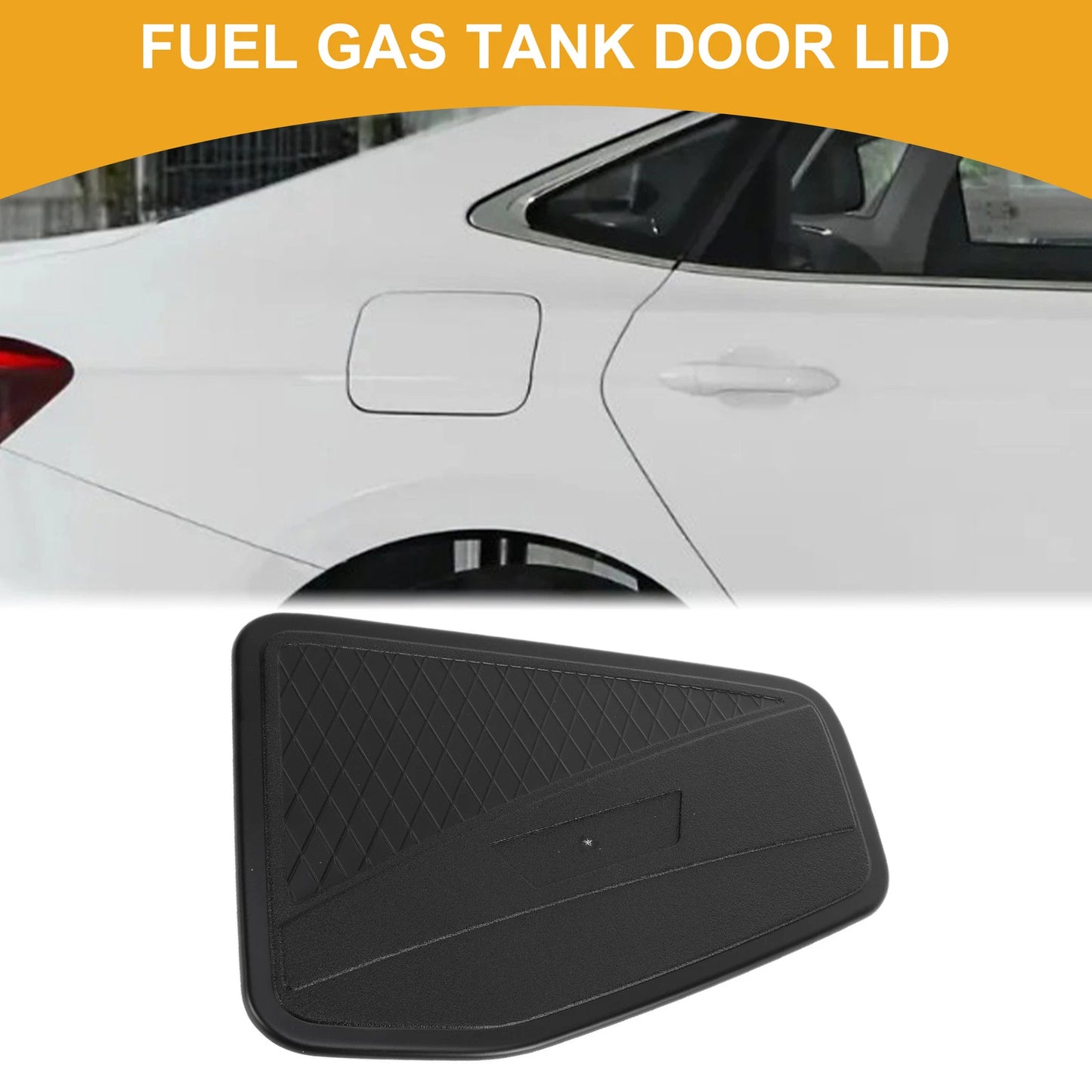 Fuel Tank Door Cap for Isuzu D-MAX 2023-2025 Fuel Filler Flap Cover Black