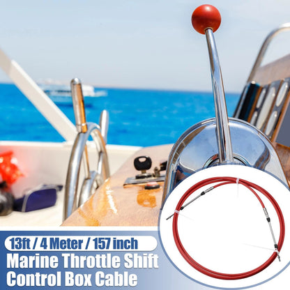 Remote Control Box Cable / 13ft 157 Inch / Marine Type Shift 1pcs for Yamaha