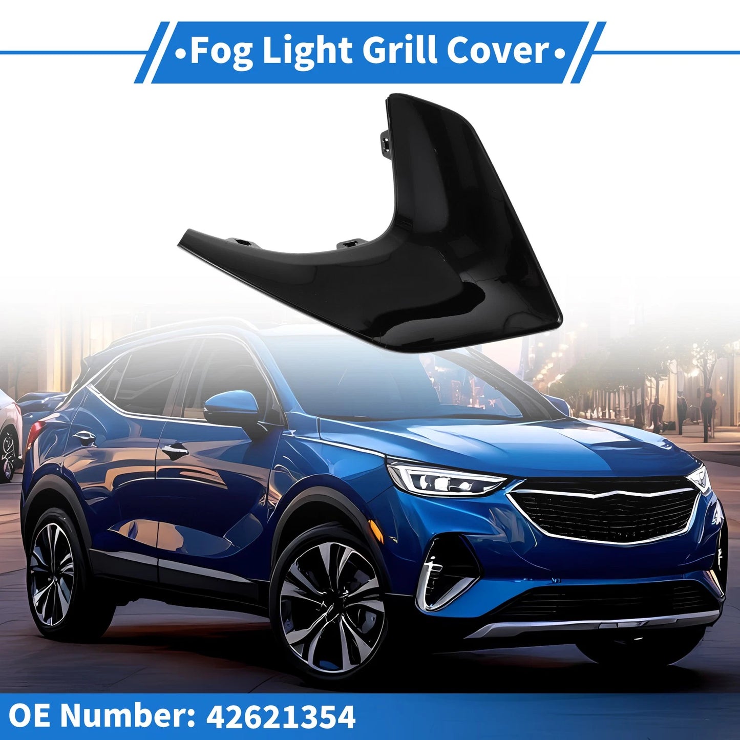 1 x Car Front Right Fog Light Grill for Buick Encore GX (2020–2023)