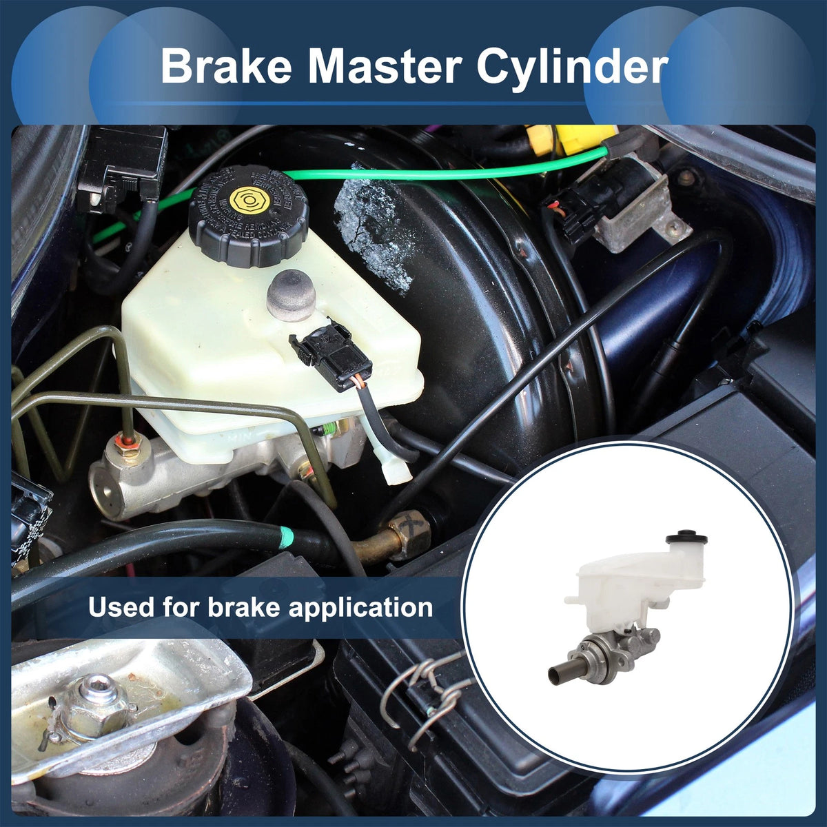 Brake Master Cylinder with Reservoir for Toyota Yaris (2006–2014)