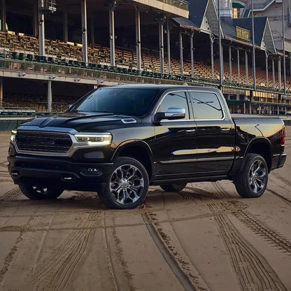 Chrome Mirror Cover Overlay with Turn Signal Cutout for Dodge Ram 1500 (2019-2024)
