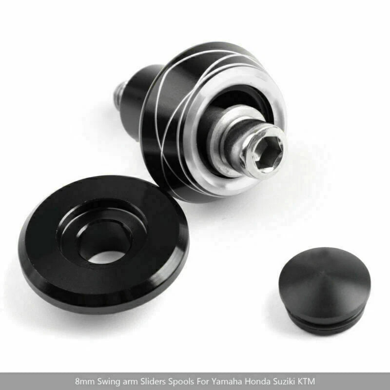8mm Moto CNC Stand Mounts for Suzuki Honda Silver AH