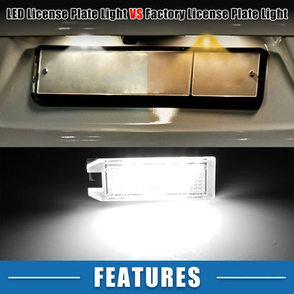 White LED License Plate Lights for Jeep Grand Cherokee (2017-2021)