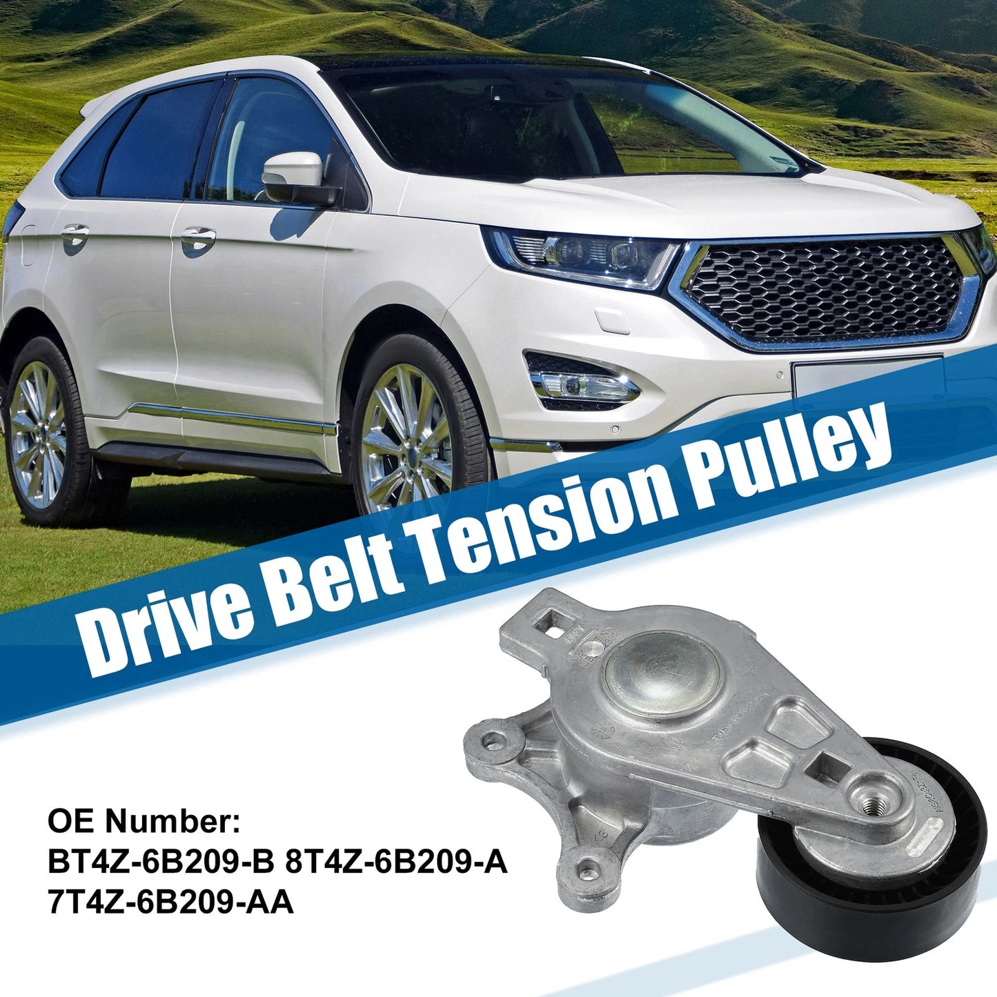 Belt Tensioner Pulley Assembly for Ford Edge (2007-2014)