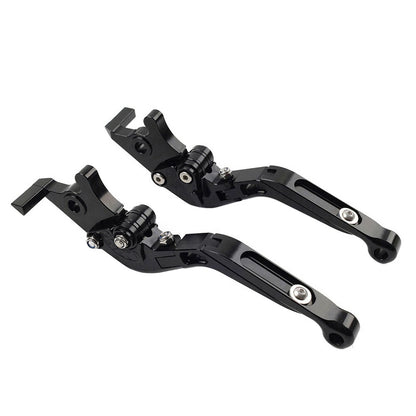 CNC Extendable Brake Clutch Levers for BMW G310R G310GS (2017-2021) Black