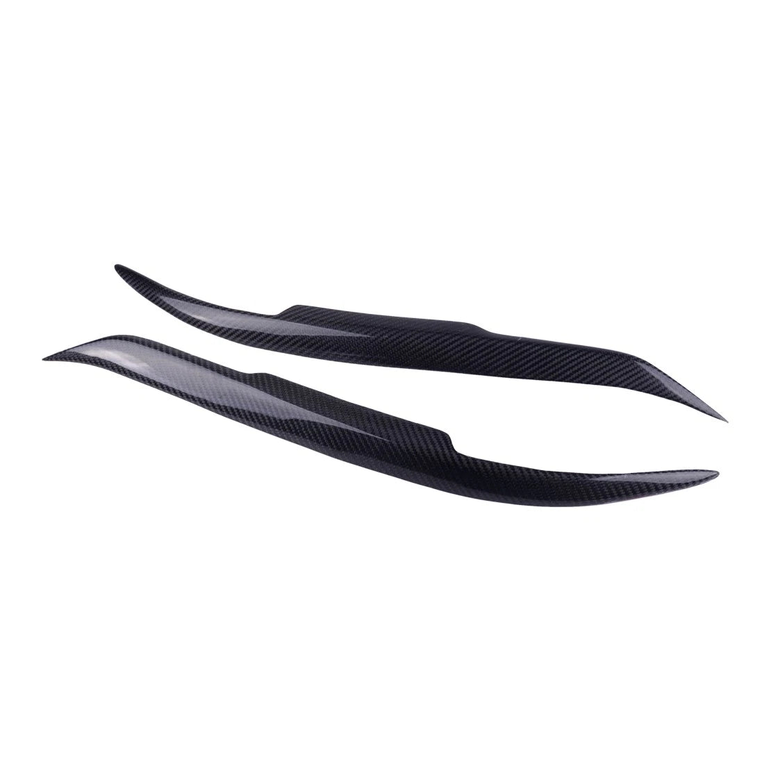 2 x Carbon Fiber Style Headlight Eyebrow Covers for Mazda 6 (2003-2008)