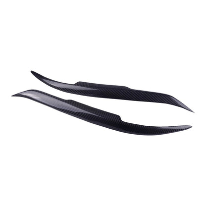 2 x Carbon Fiber Style Headlight Eyebrow Covers for Mazda 6 (2003-2008)