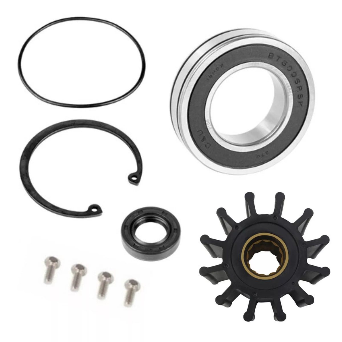 Raw Sea Water Pump Repair Kit for Volvo Penta Crank Mounted Models