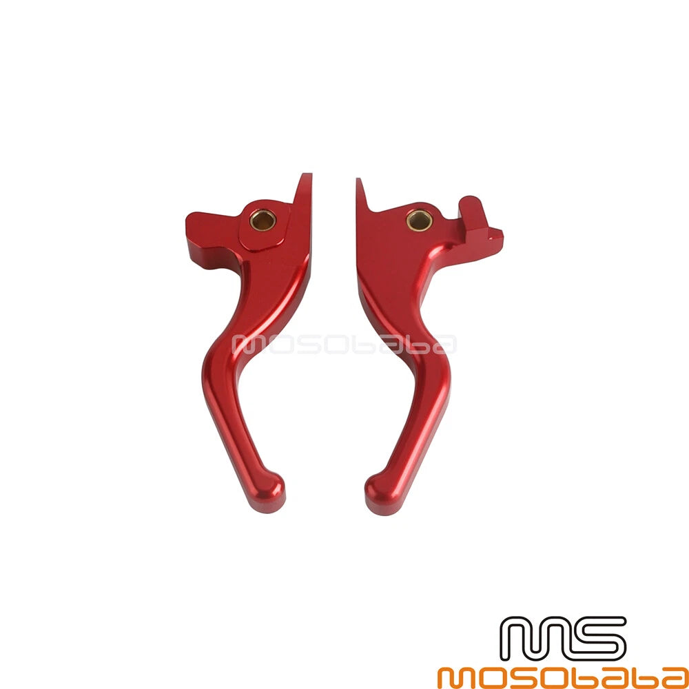 5.9'' Brake & Clutch Hand Lever Set for Harley Softail Fat Boy