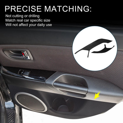Door Kick Guard for Mazda 3 Axela Black Front Rear Driver Passenger Side