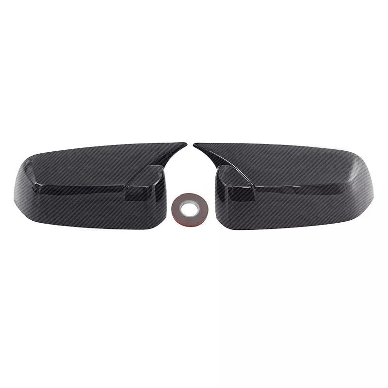 Horn-Style Carbon Look Wing Rearview Mirror Cap Covers for Ford Ranger