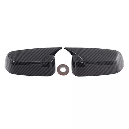 Horn-Style Carbon Look Wing Rearview Mirror Cap Covers for Ford Ranger
