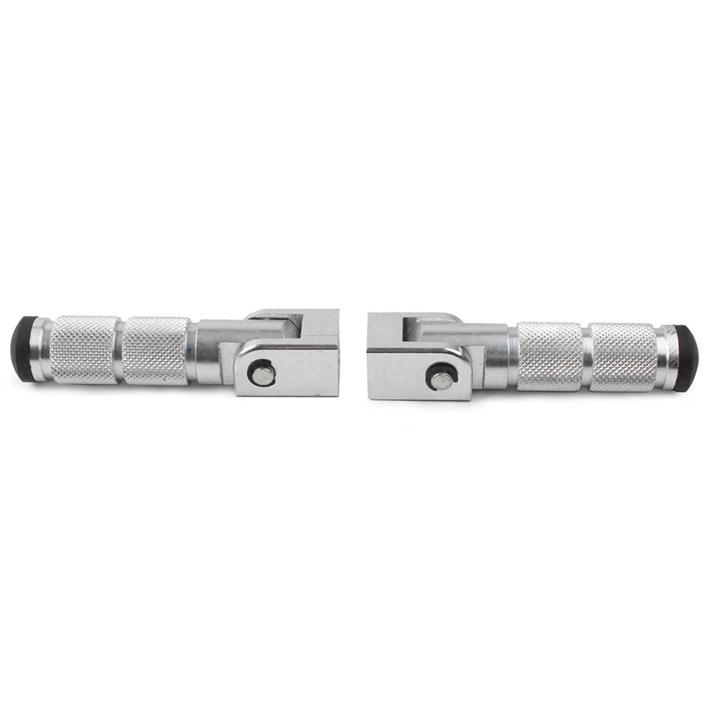 New 8mm Motorcycle Universal Folding Passenger Footpegs for Bicycle
