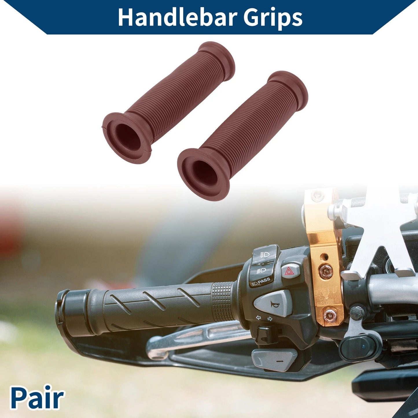 7/8" 22mm Hand Grip Cover for Motorcycle