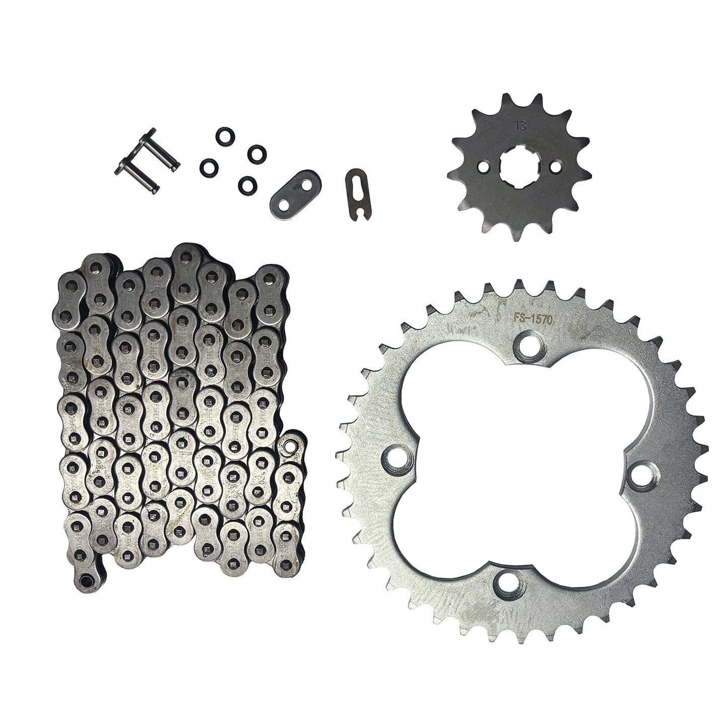 Natural 520x86 X-Ring Drive Chain & 13/38 Sprockets for Honda TRX250X Fourtrax