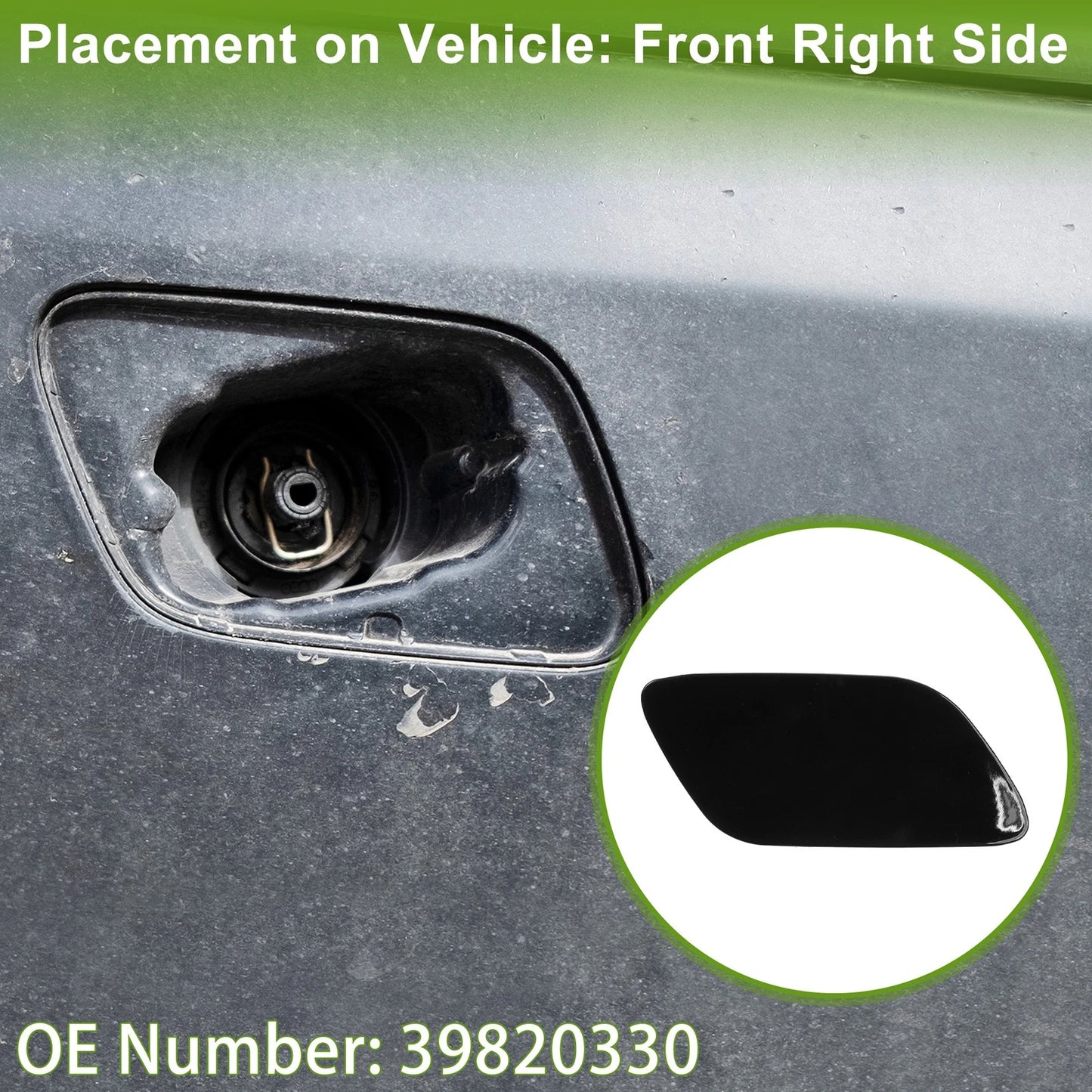 Front Right Washer Nozzle Cover for Volvo S60 (2014-2016)