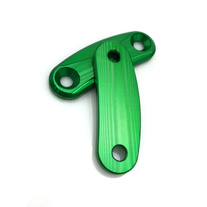 Green Rearview Mirror Block Off Plates for Kawasaki NINJA400 (2018-2021)