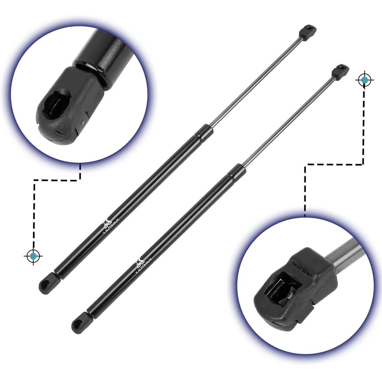 Front Hood Lift Supports Shocks Spring for Acura MDX (2001-2006)