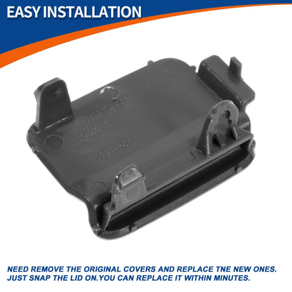 Rear Bumper Tow Hook Cover for BMW 528i 535i 550i (2011-2016) Unpainted