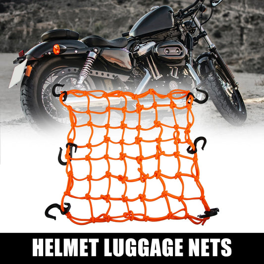 1 Pcs / 40x40cm 49 Holes / Luggage Cargo Net Bag for Motorcycle