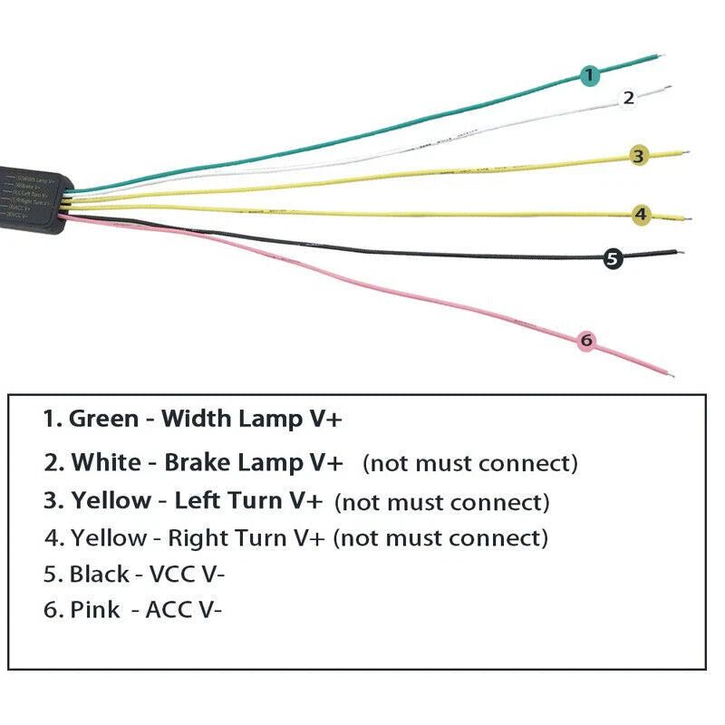 24" 2 x 7 Color RGB LED Knight Rider Strip Lights for BMW
