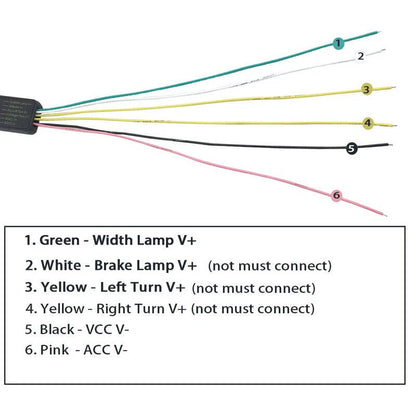 24" 2 x 7 Color RGB LED Knight Rider Strip Lights for BMW