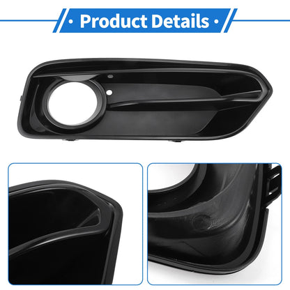 Front Right Fog Light Grill for BMW 1 Series (2015-2018) - 1 Pc Black