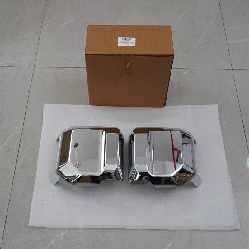 Chrome Rearview Mirror Cover Cap for Land Cruiser Prado LC250 (2024–2026)