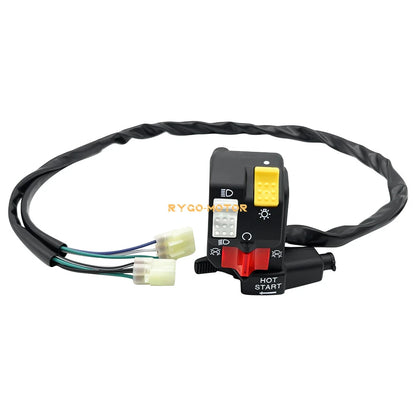 Left Handlebar Control Kill Switch Headlight for Honda TRX450R 2008–2009