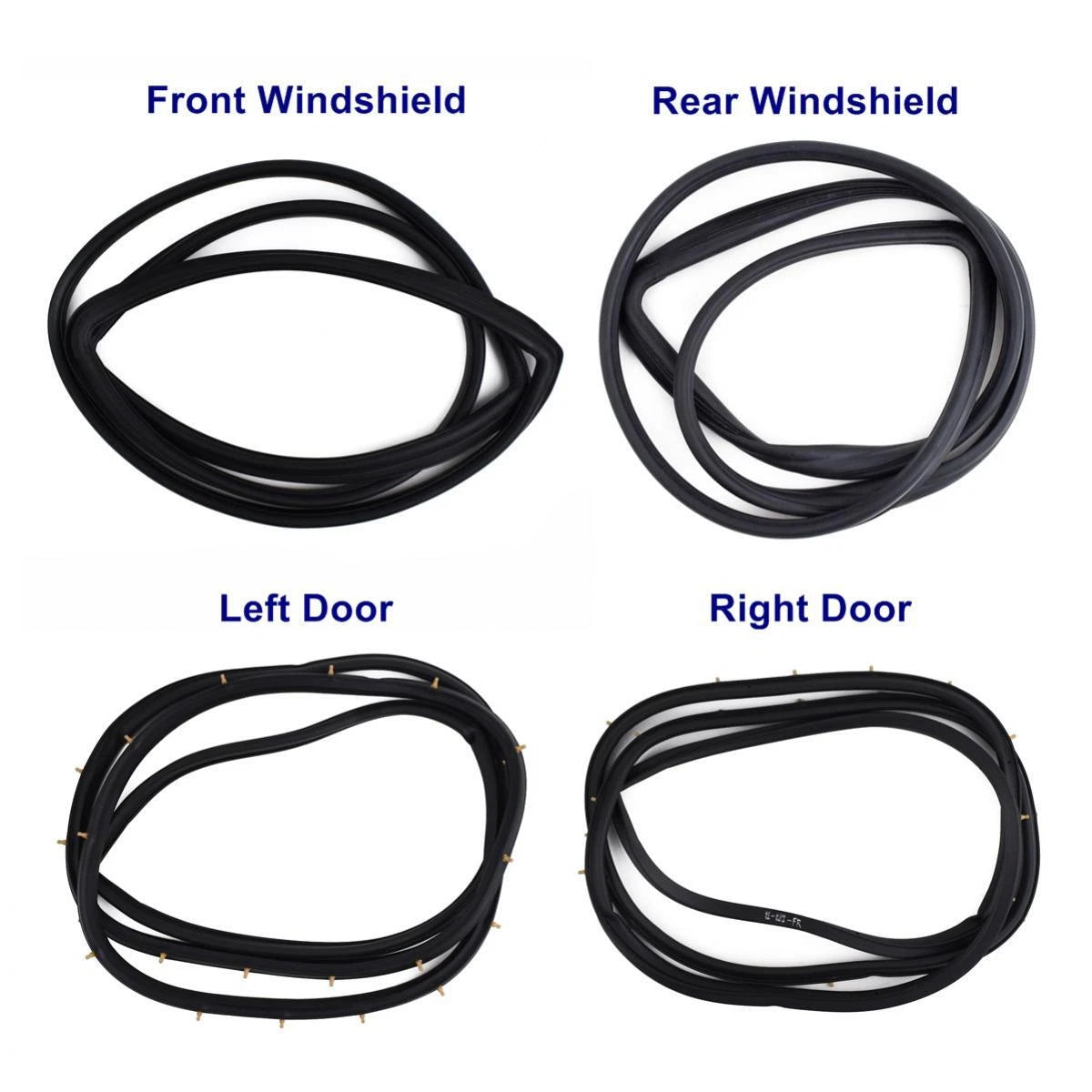 Weatherstrip Windshield Door Rubber Set 4 Fits Toyota Hilux LN40 1978-83 D06
