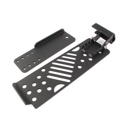 Black Steel Left Driver Foot Peg for Jeep Wrangler JL (2018-2019)