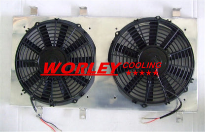 40mm Aluminum Radiator & Fans for Subaru Impreza WRX STI (2002-2007)